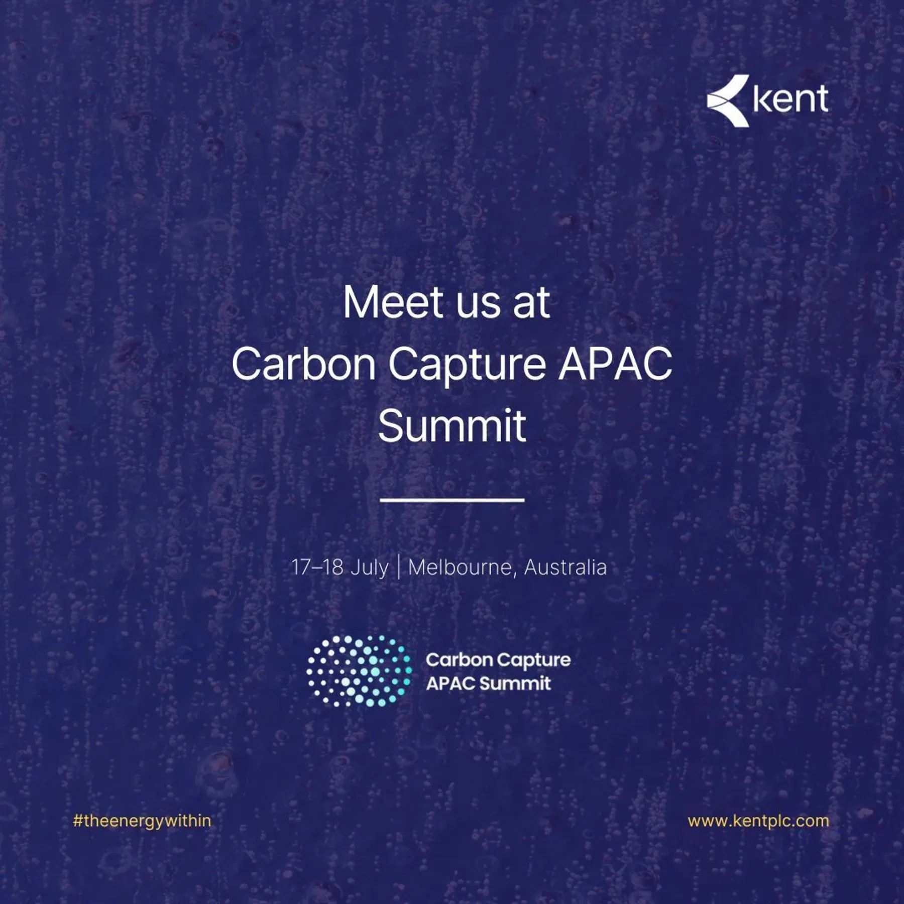 Carbon Capture APAC Summit Social Media Card