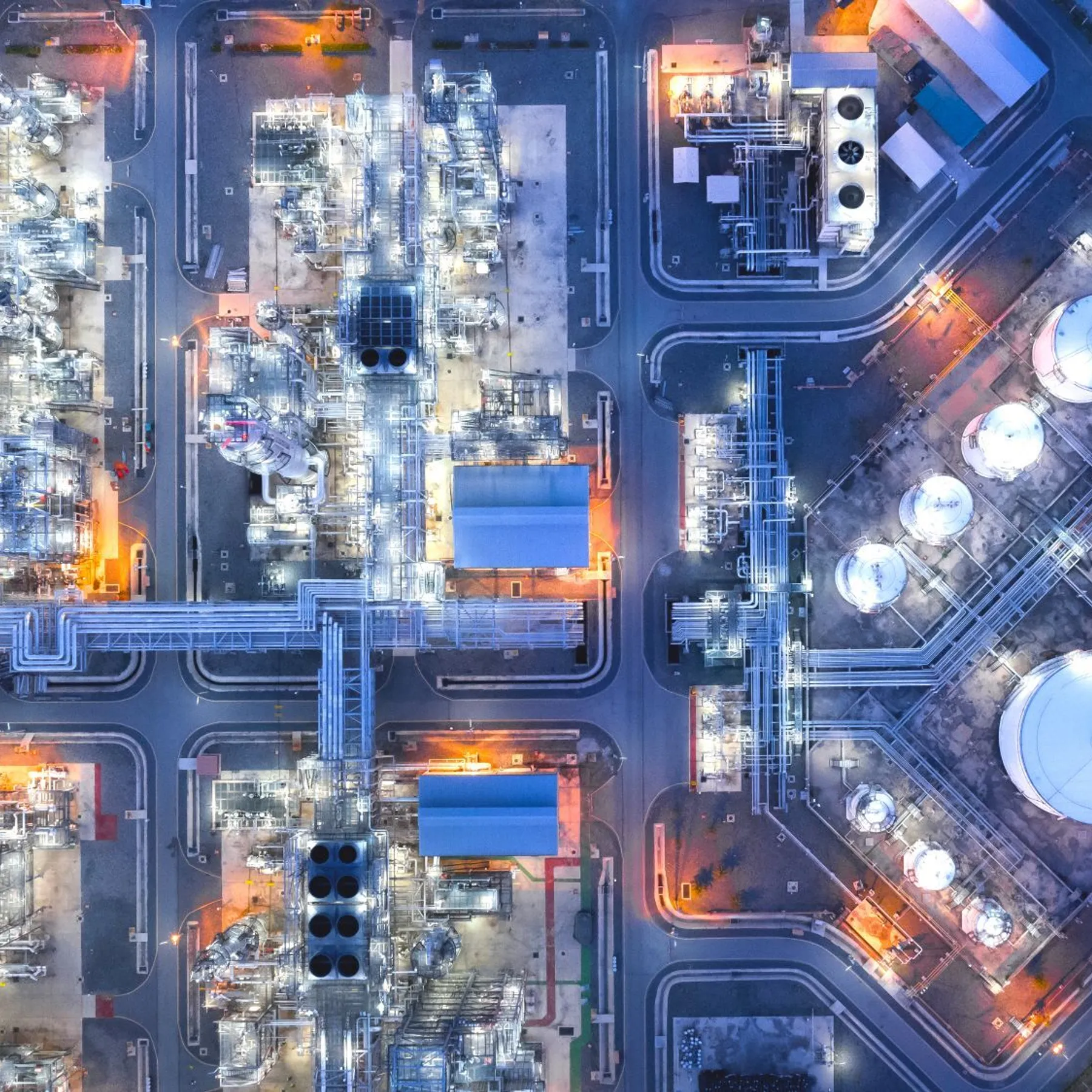 Industrial plant aerial